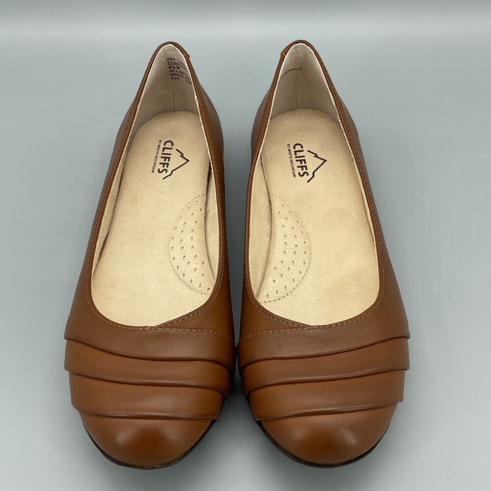 NEW Cliffs by White Mountain Women’s Clara Ballet Flats Brown Size 8.5 - Picture 3 of 10